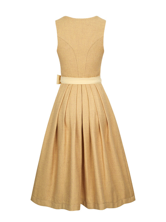 Bright Yellow Camille Dirndl Dress