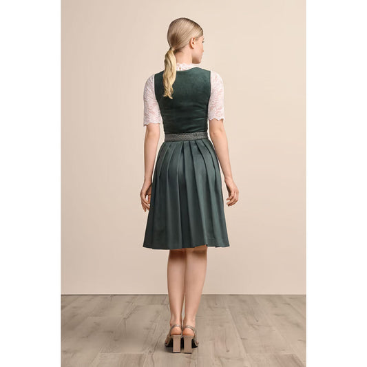 Krüger Alisha Green Velvet Dirndl - 60cm
