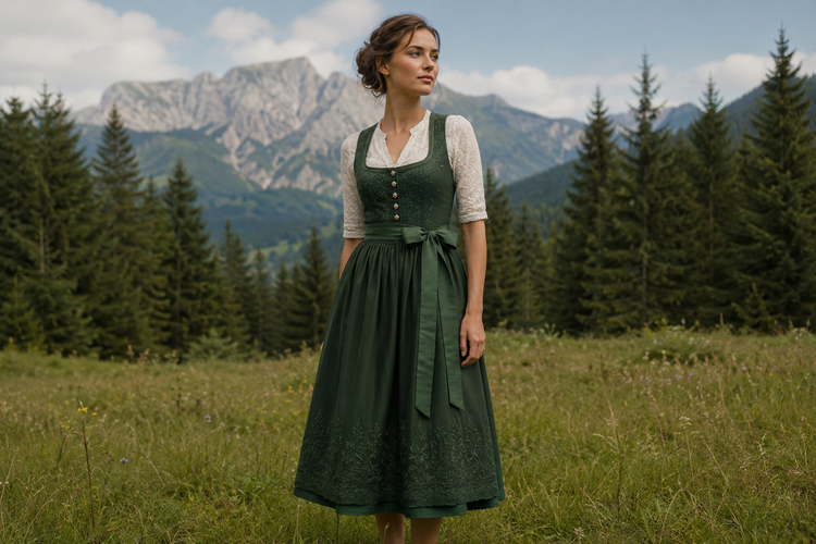 Grüne Dirndl