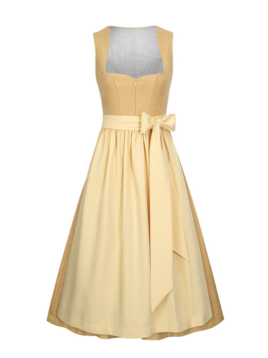 Bright Yellow Camille Dirndl Dress