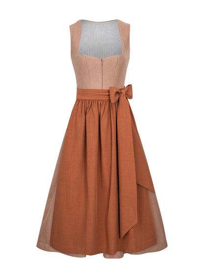Peach Orange Camille Dirndl