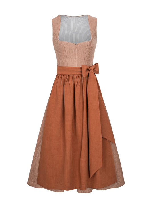 Peach Orange Camille Dirndl