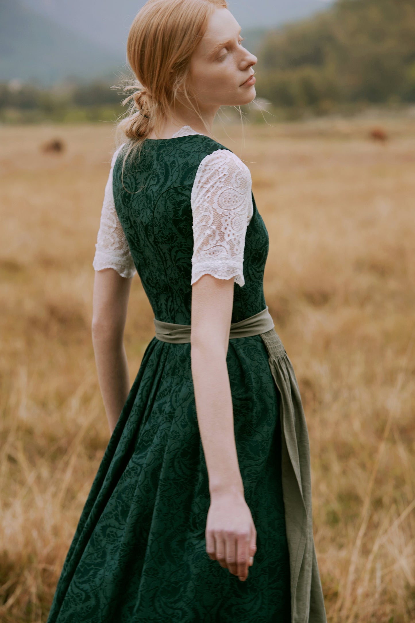 Rosalie Dark Green Dirndl