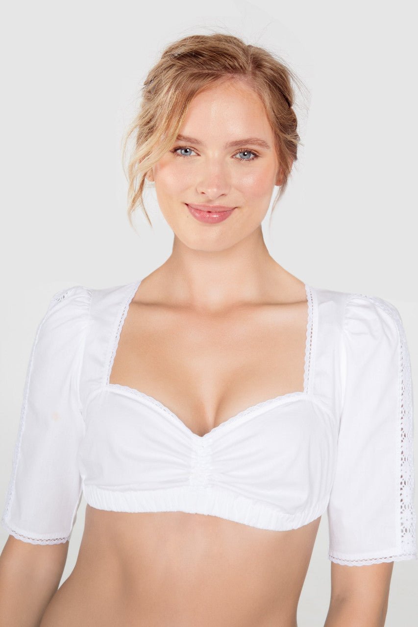 Langärmlige Jersey Dirndlbluse Selma