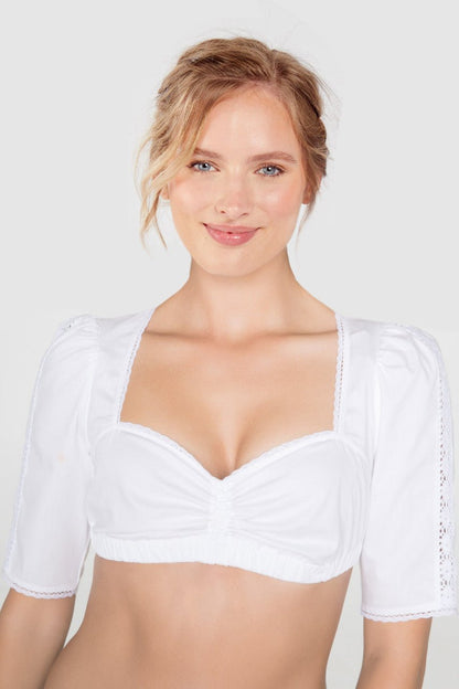 Langärmlige Jersey Dirndlbluse Selma