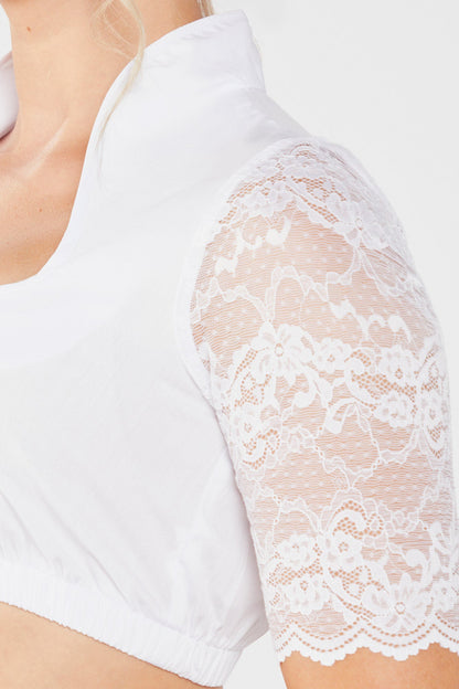 Elena White Dirndl Blouse