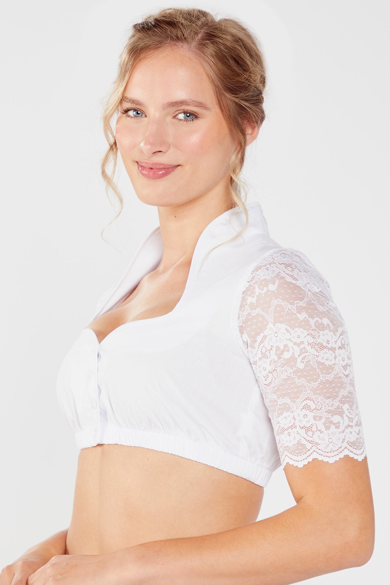 Elena White Dirndl Blouse