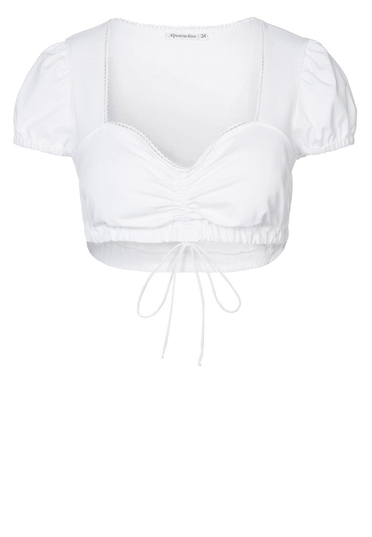 Kurze Jersey Dirndlbluse Selma