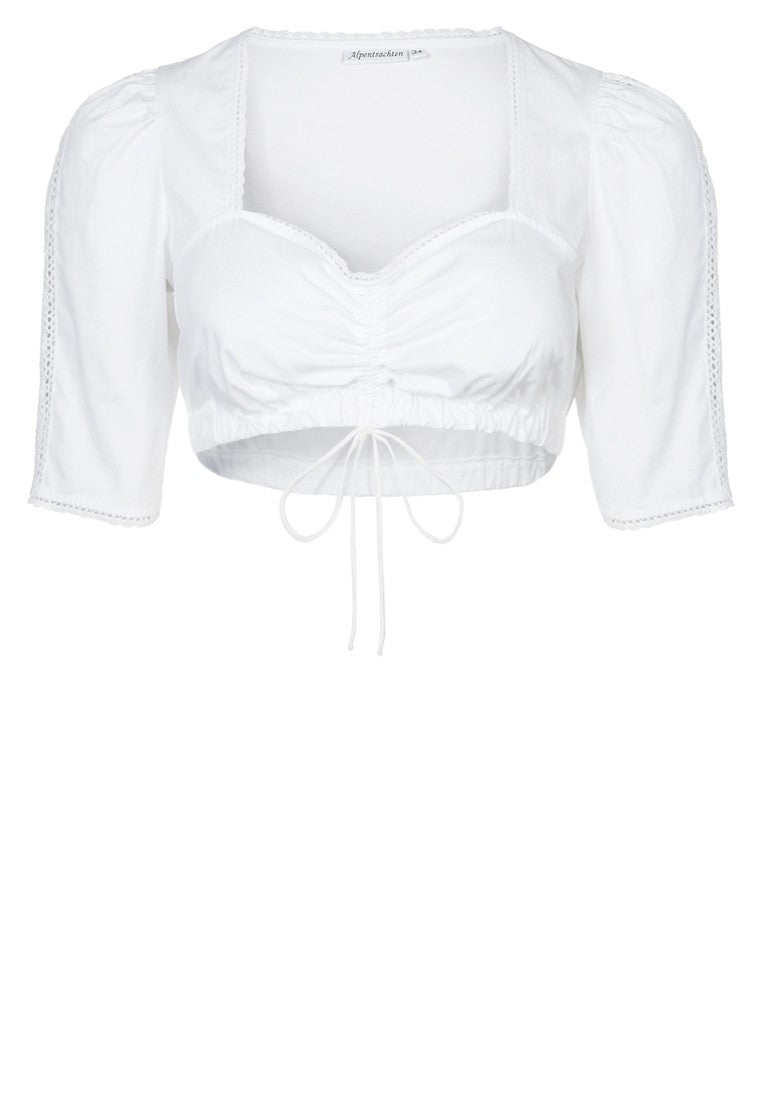 Langärmlige Jersey Dirndlbluse Selma