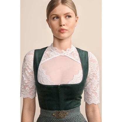 Krüger Alisha Green Velvet Dirndl - 60cm