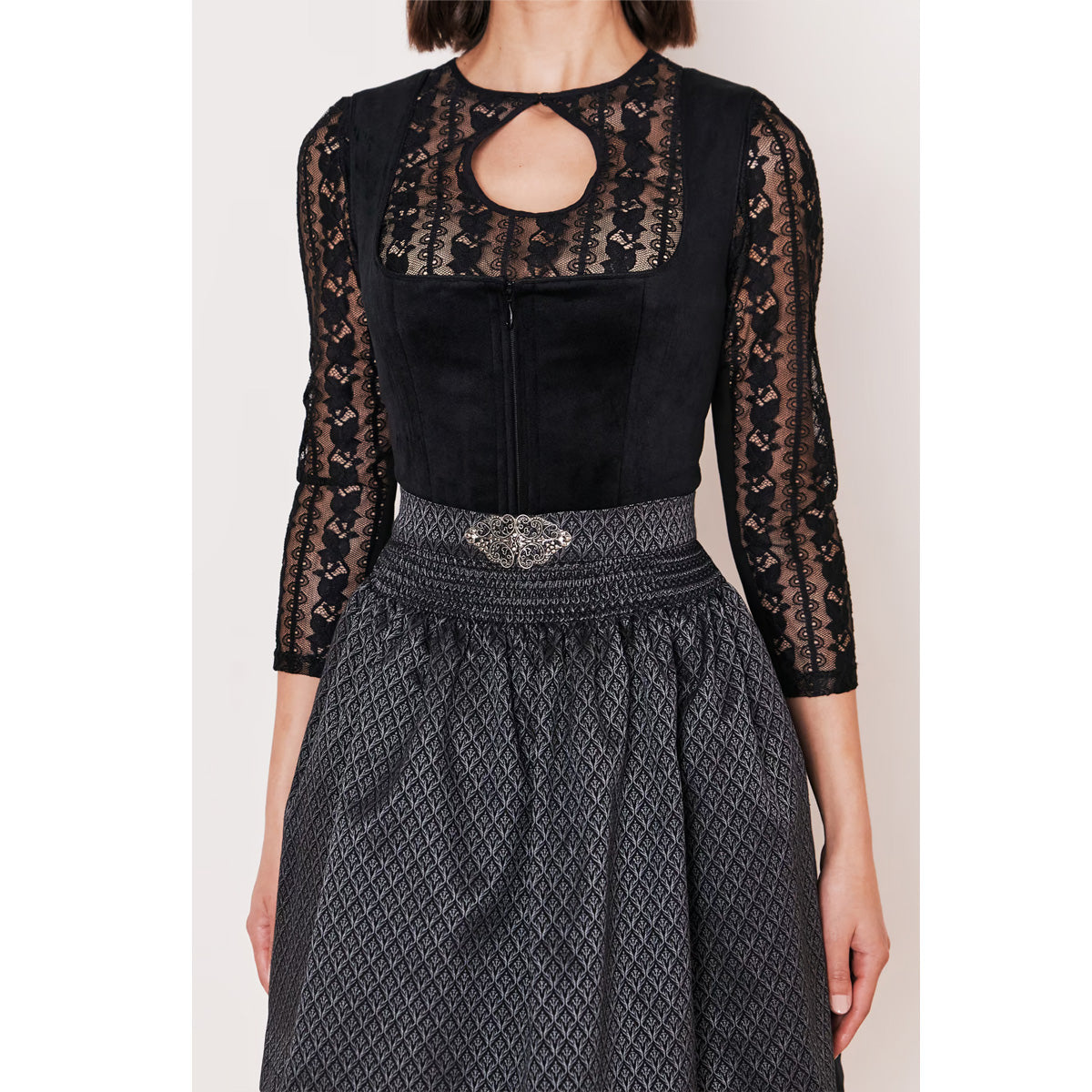 Krüger Alisha Black Velvet Dirndl - 60cm