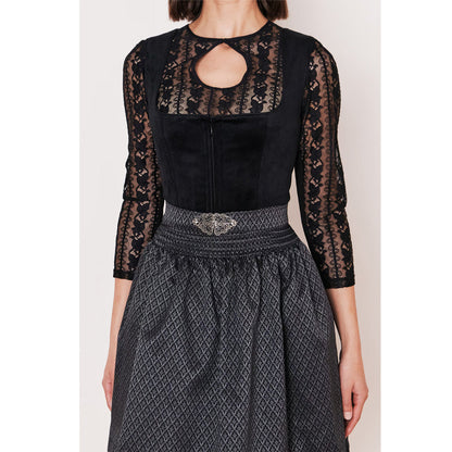 Krüger Alisha Black Velvet Dirndl - 60cm