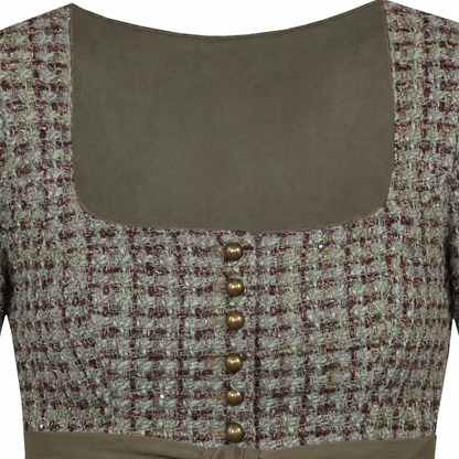 MarJo Olive Orchard Dirndl - 75cm Half Sleeve Collection for the Fabulous Ms. Wonderful