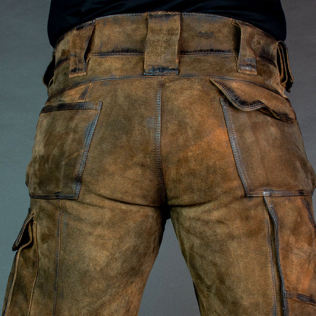Xaver Brown Long Cargo Lederhosen