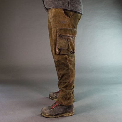 Xaver Brown Long Cargo Lederhosen