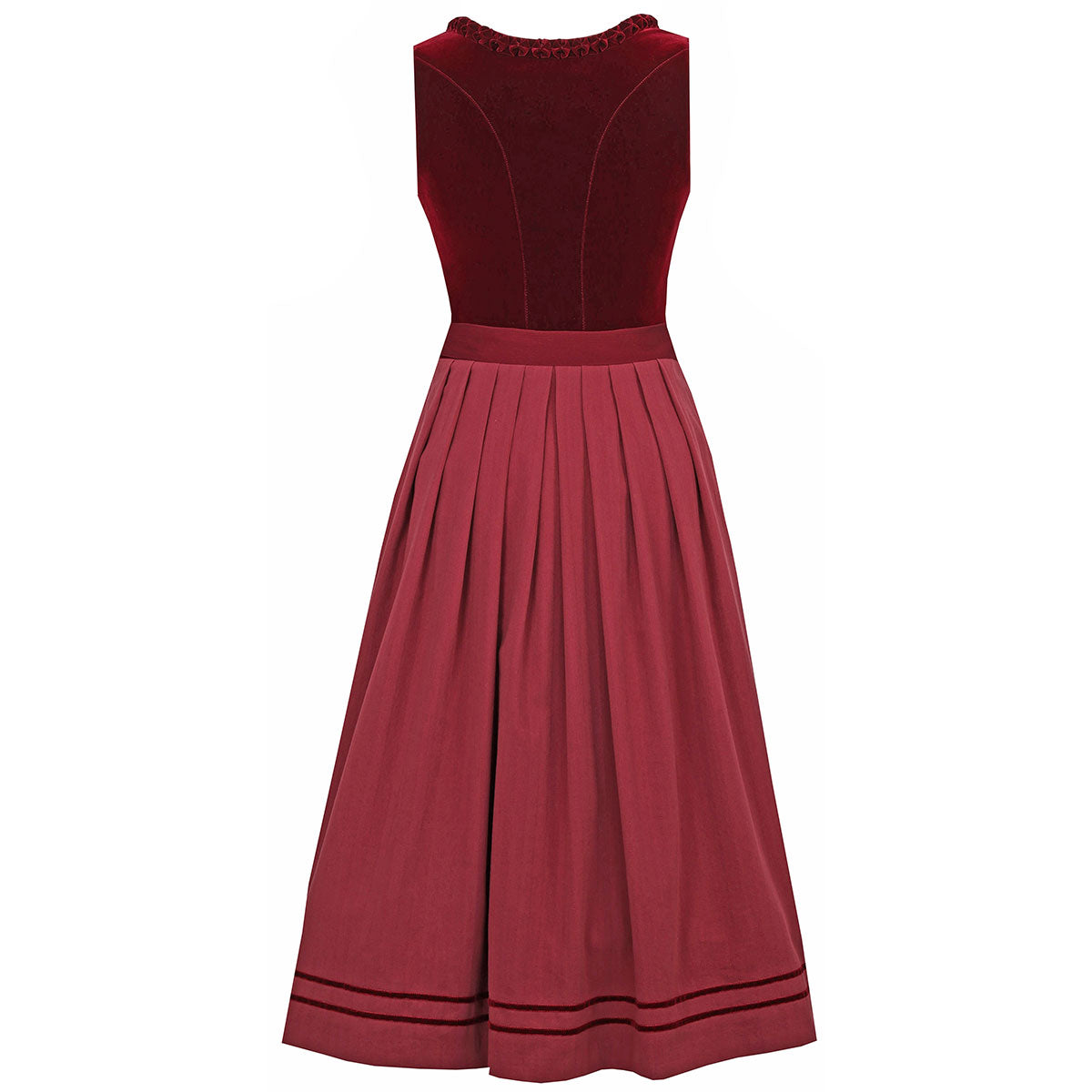 70cm Cherry Chante Red Traditional Dirndl