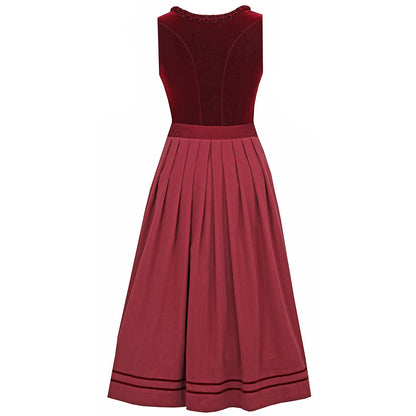 70cm Cherry Chante Red Traditional Dirndl