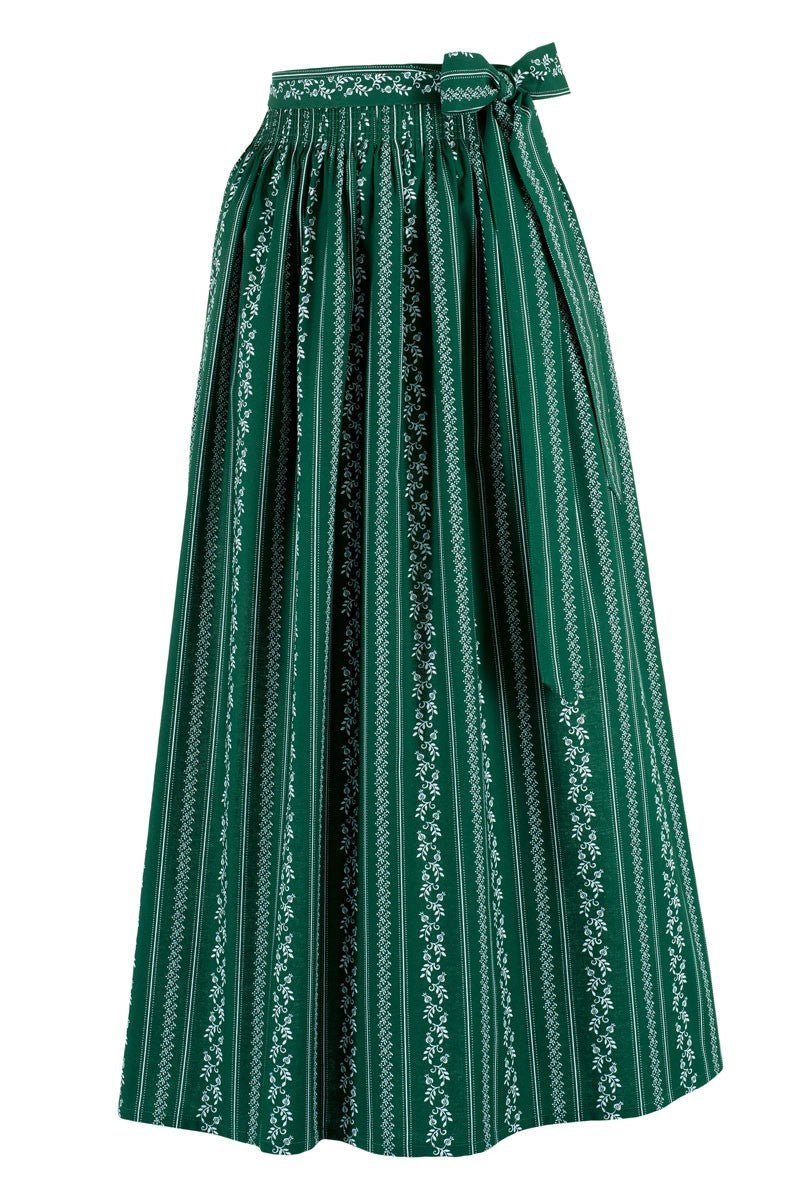 Grüne Dirndlschürze Anemone